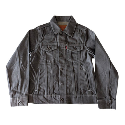 Levi’s Kids Grey Denim Trucker Jacket – Size M (10–12 Yrs) – Grade A - USASTARFASHION