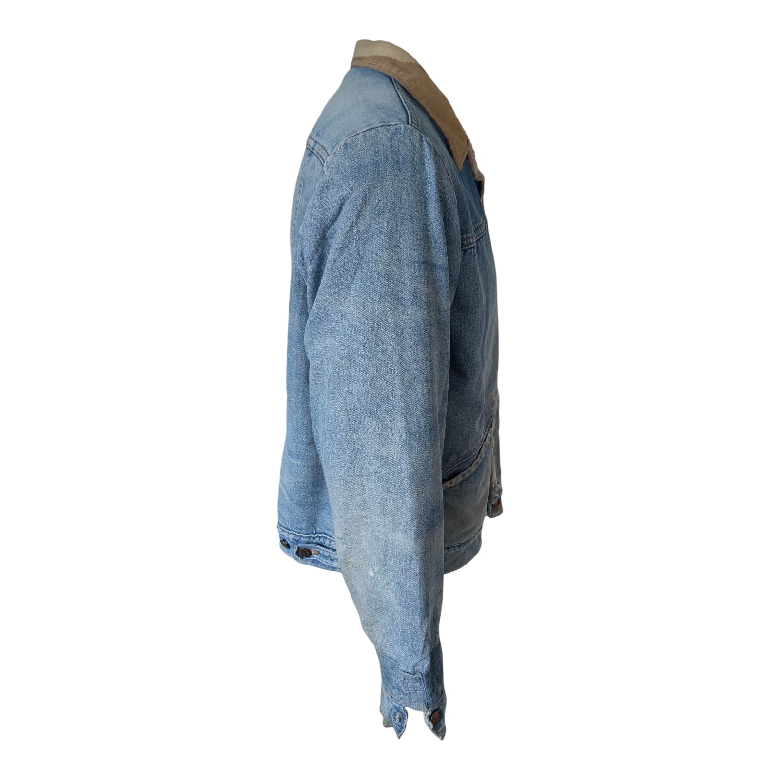 Levi’s Sherpa-Lined Denim Jacket – Size S – Light Wash – Grade B