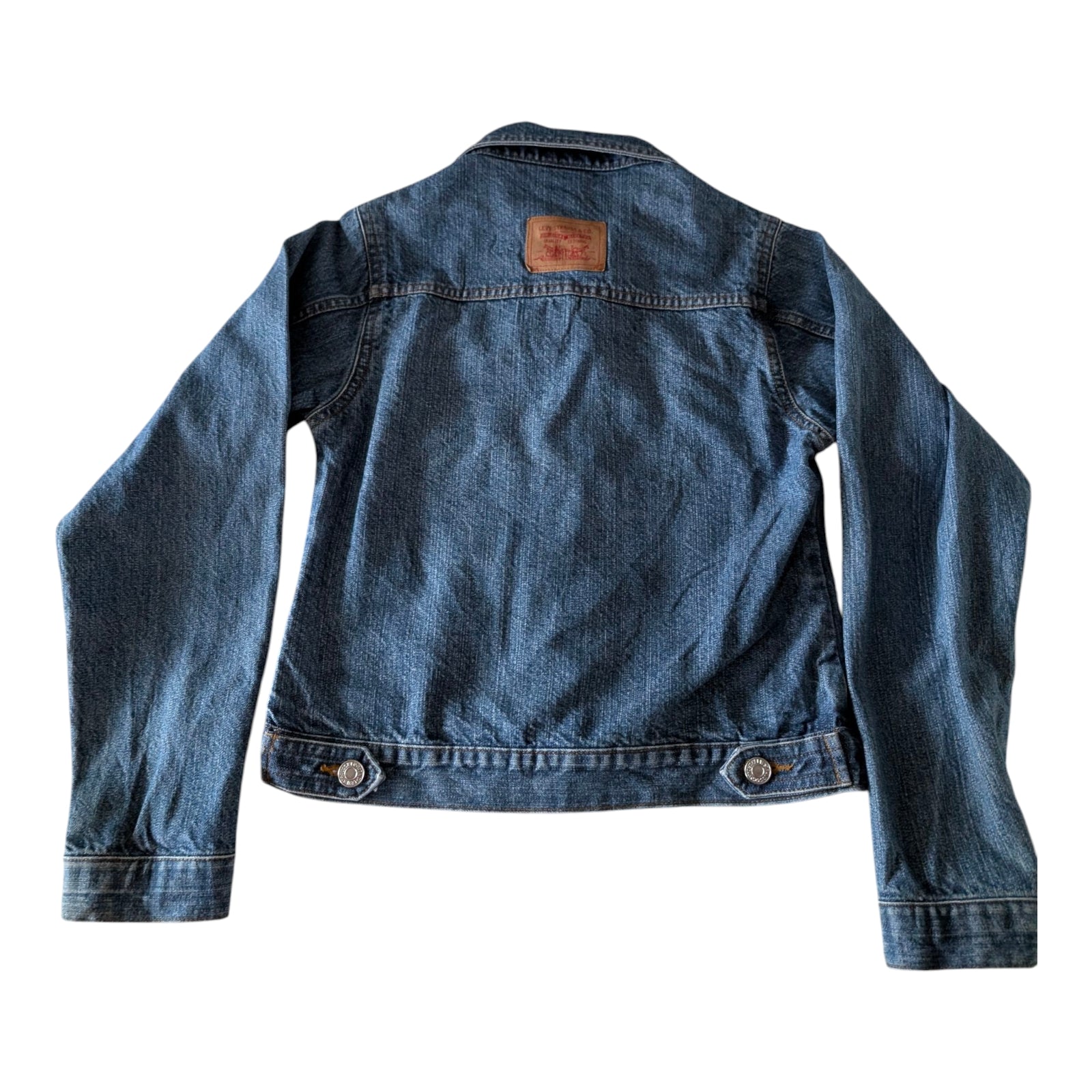 Levi’s Kids Denim Trucker Jacket – Size L (14–16) – Grade A – Classic Blue
