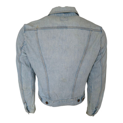 Vintage Wrangler Denim Jacket USA – Light Wash – Men’s M – Distressed