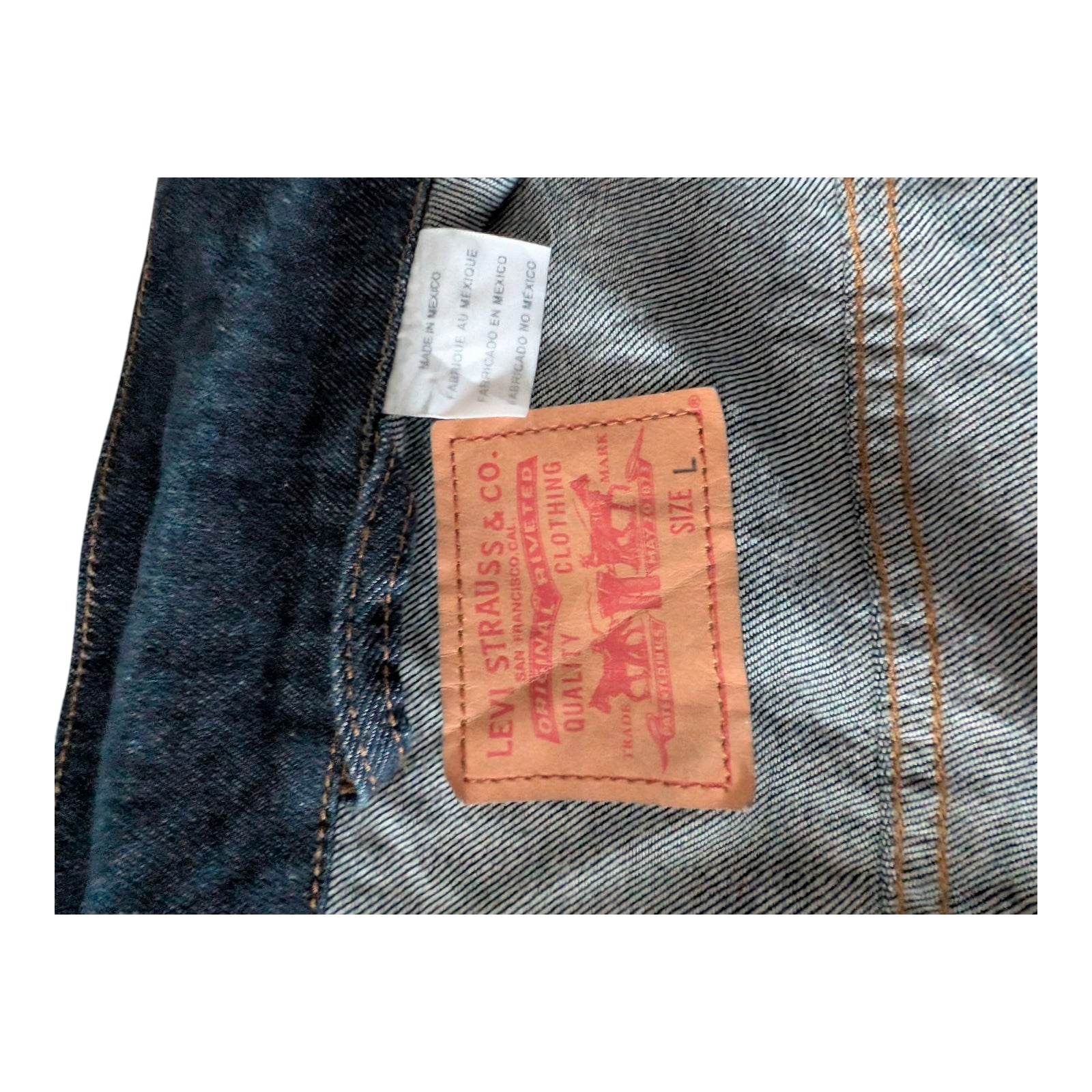 Levi’s Trucker Denim Jacket – Dark Wash – Size L – Grade A – 2010s Era