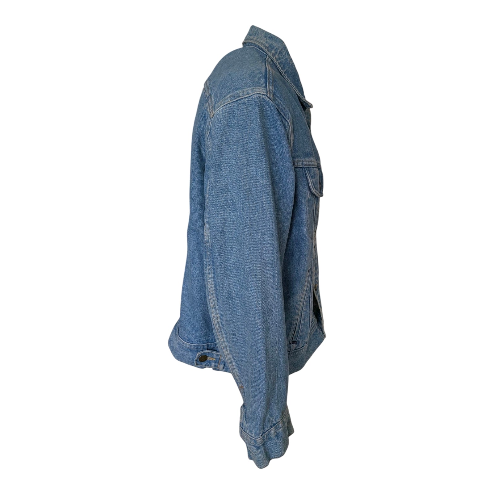 Lee Vintage 1990s Denim Jacket – Size 46R – Light Blue – USA/Mexico