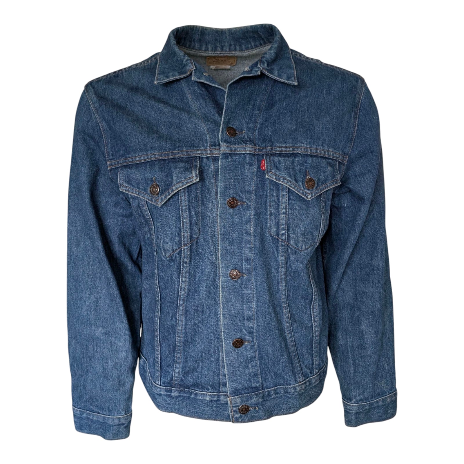 Levi’s Vintage Trucker Jacket – Size 44 – Dark Blue – 1980s/1990s – Grade A