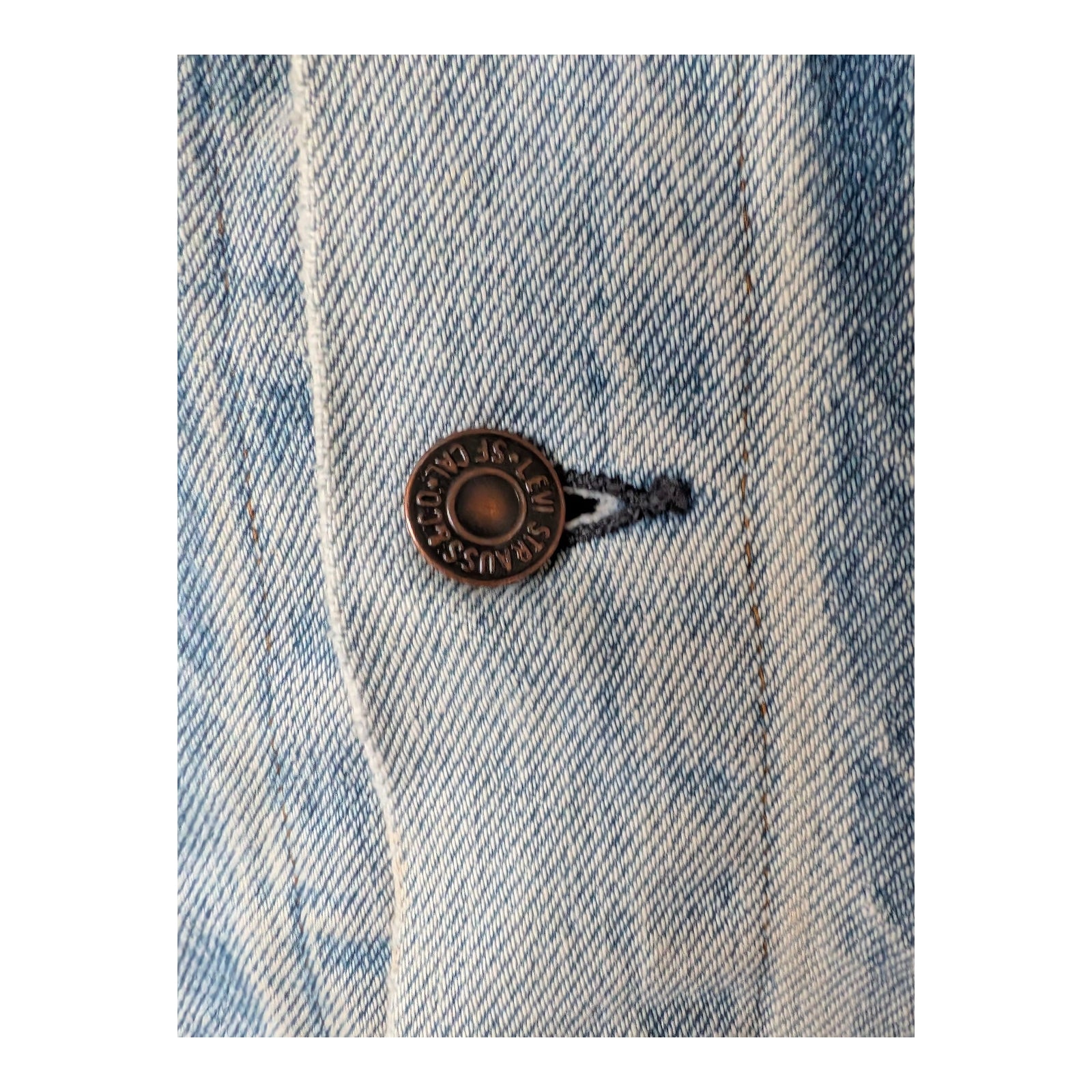 Levi’s Denim Jacket Sz 38 — Late 80s/Early 90s — Grade A/B