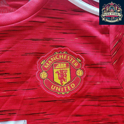 Adidas 2020/21 Manchester United Home Jersey Youth Small Custom "Healy" 14 AEROREADY - USASTARFASHION