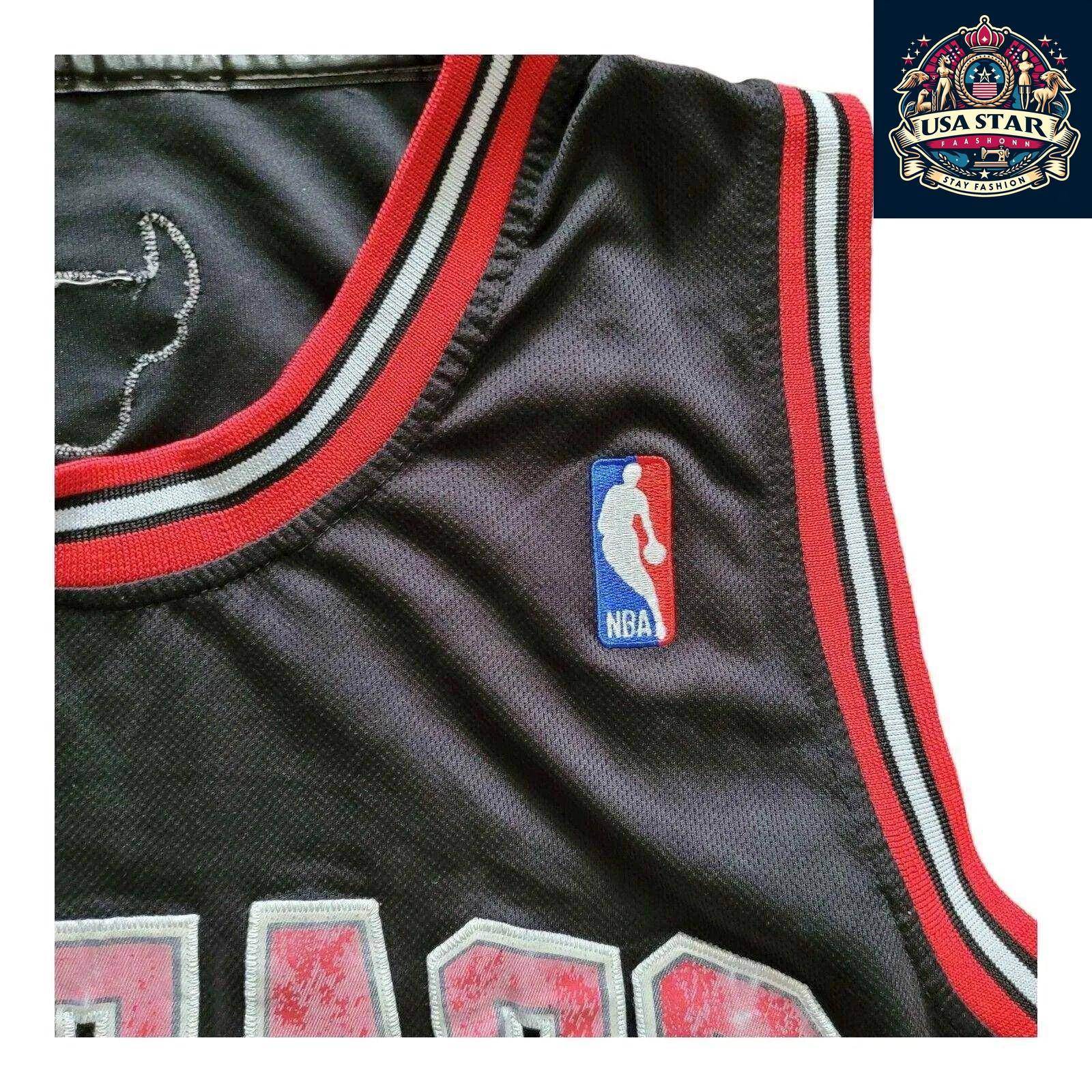 Adidas Chicago Bulls Jersey 1 Derrick Rose Vintage Large Nostalgic NBA Basketball Apparel - USASTARFASHION