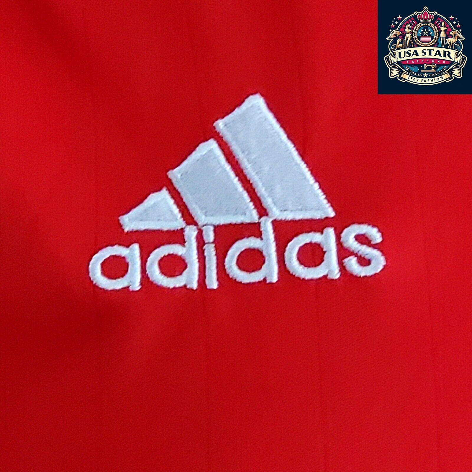 Adidas Climacool Welsh International Football Shirt Red Men's XLarge - Moisture - Wicking Comfort - USASTARFASHION