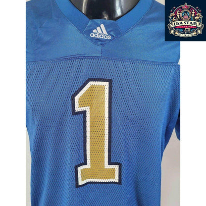 Adidas Colts Jersey Youth 14 - 16 Years Blue V - Neck, Durable Fabric, Authentic Team Details - USASTARFASHION