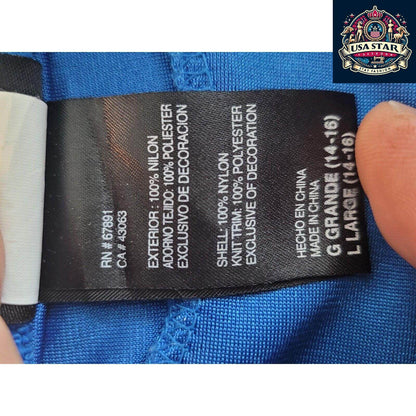 Adidas Colts Jersey Youth 14 - 16 Years Blue V - Neck, Durable Fabric, Authentic Team Details - USASTARFASHION
