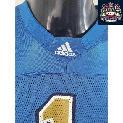 Adidas Colts Jersey Youth 14 - 16 Years Blue V - Neck, Durable Fabric, Authentic Team Details - USASTARFASHION