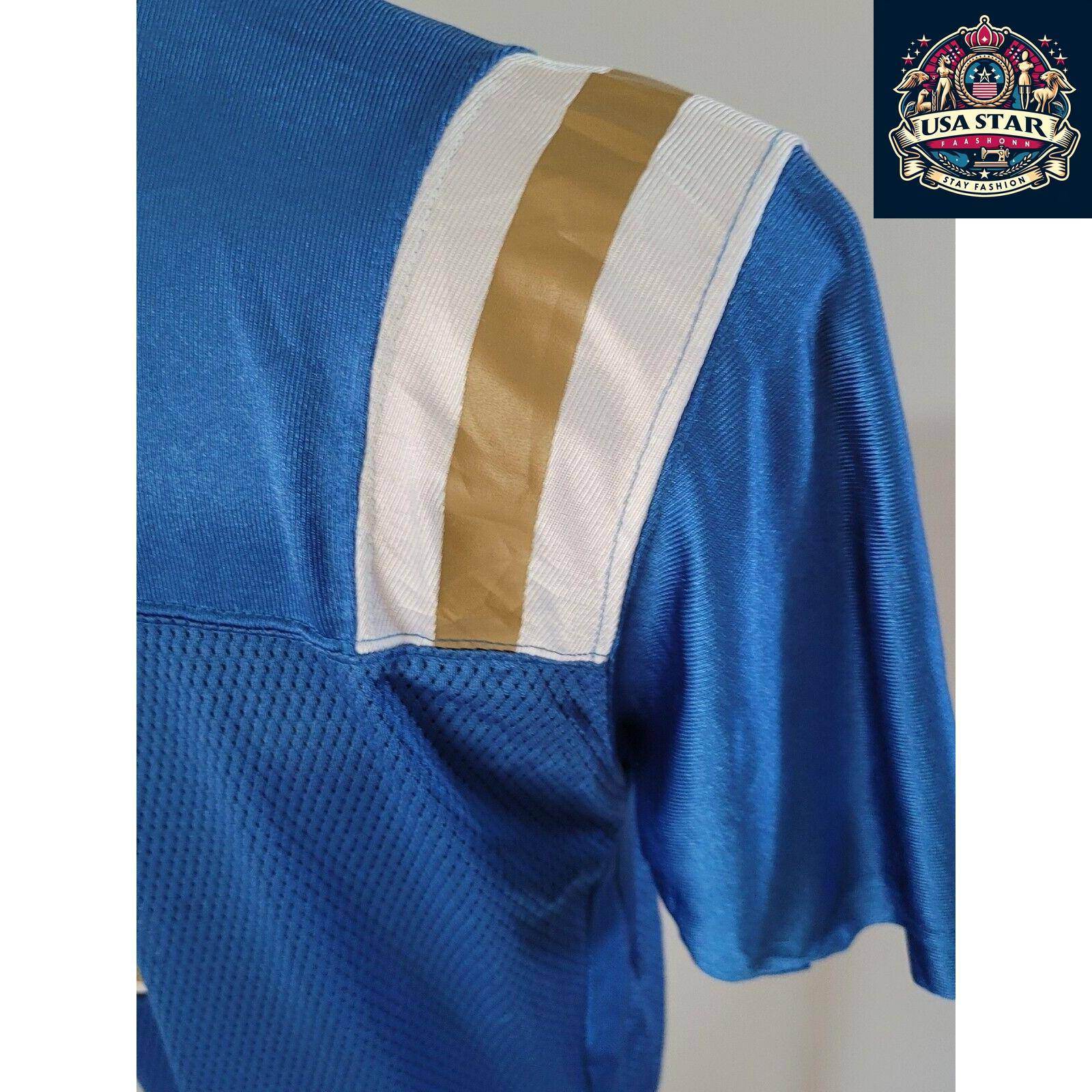 Adidas Colts Jersey Youth 14 - 16 Years Blue V - Neck, Durable Fabric, Authentic Team Details - USASTARFASHION