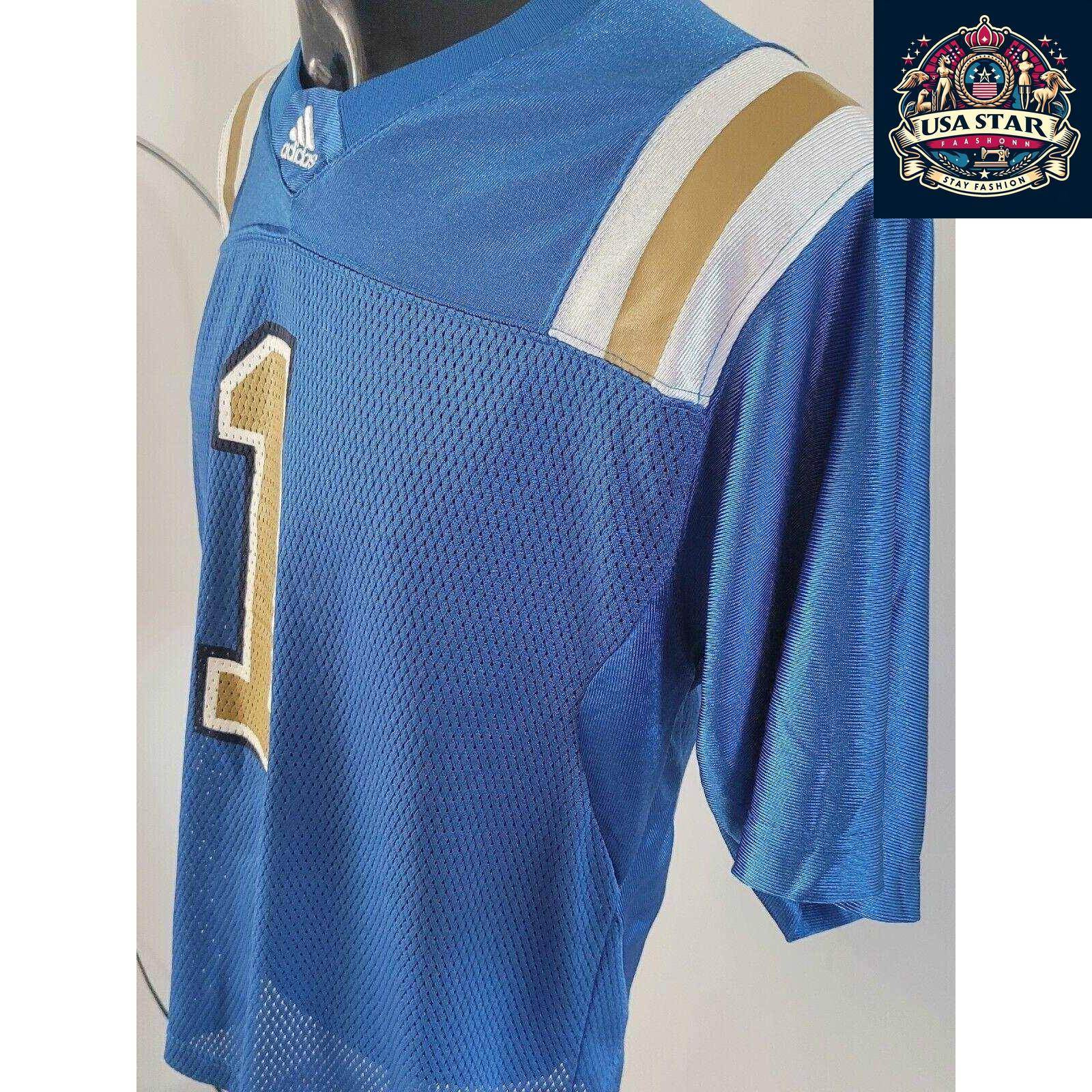 Adidas Colts Jersey Youth 14 - 16 Years Blue V - Neck, Durable Fabric, Authentic Team Details - USASTARFASHION