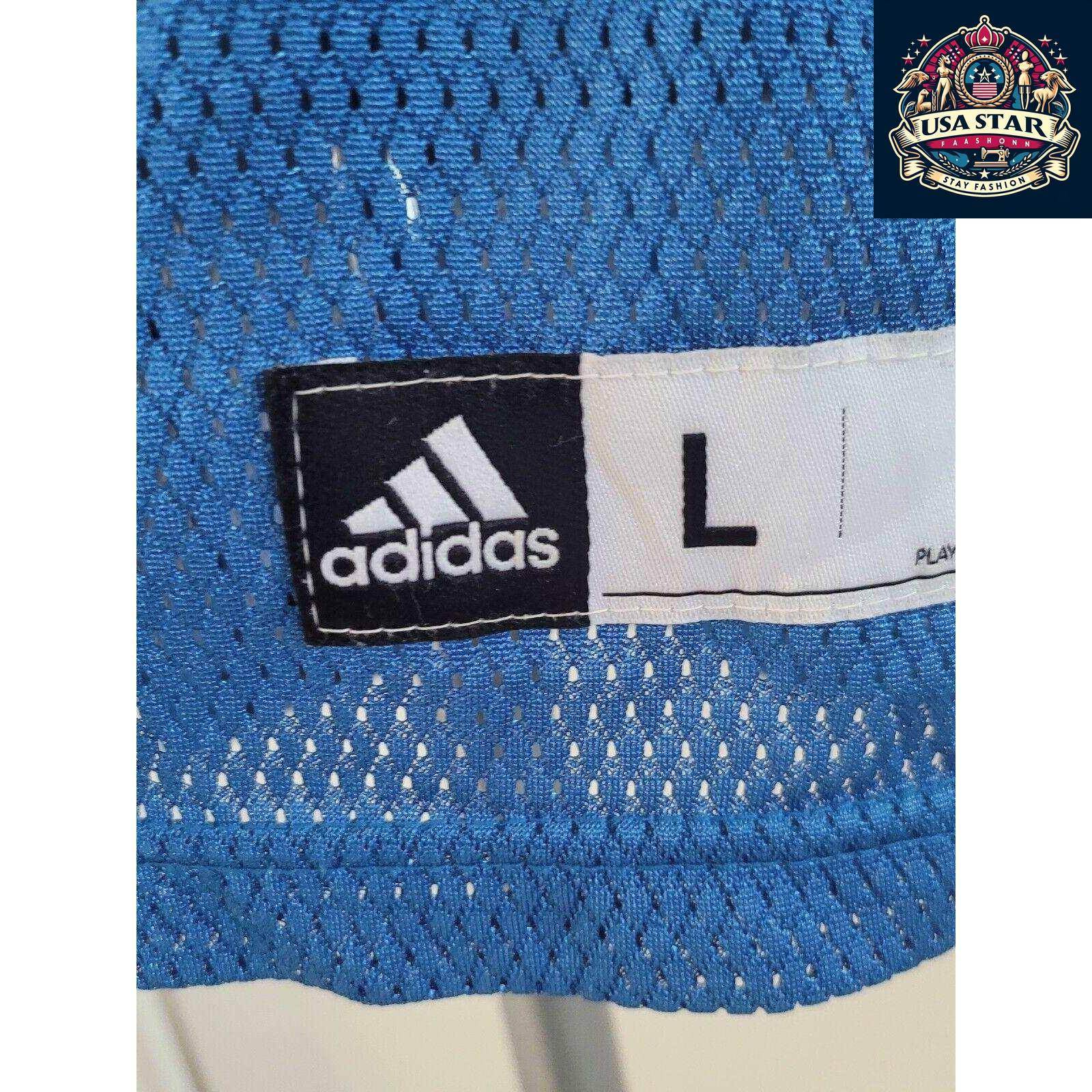 Adidas Colts Jersey Youth 14 - 16 Years Blue V - Neck, Durable Fabric, Authentic Team Details - USASTARFASHION