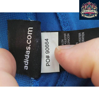 Adidas Colts Jersey Youth 14 - 16 Years Blue V - Neck, Durable Fabric, Authentic Team Details - USASTARFASHION