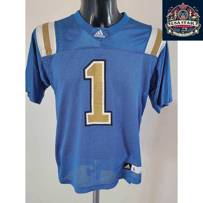 Adidas Colts Jersey Youth 14 - 16 Years Blue V - Neck, Durable Fabric, Authentic Team Details - USASTARFASHION