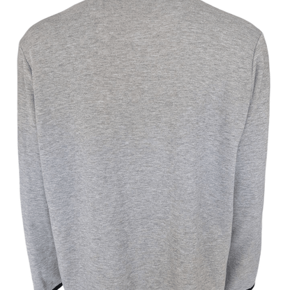 Adidas Golf Men’s 1/4 Zip Pullover Sweater 2XL Gray Performance Knit Long Sleeve - USASTARFASHION
