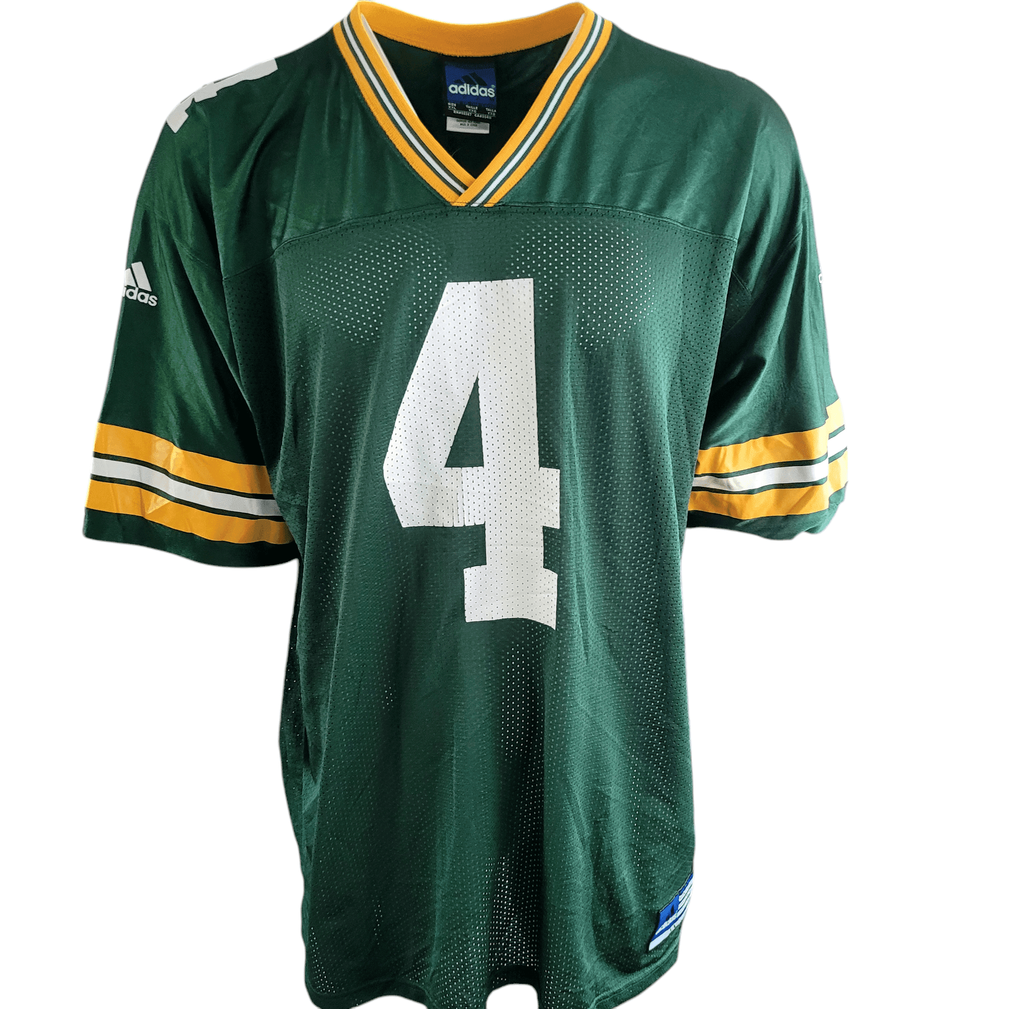 Adidas Green Bay Packers Brett Favre 4 Jersey - Size XXL - USASTARFASHION