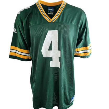 Adidas Green Bay Packers Brett Favre 4 Jersey - Size XXL - USASTARFASHION