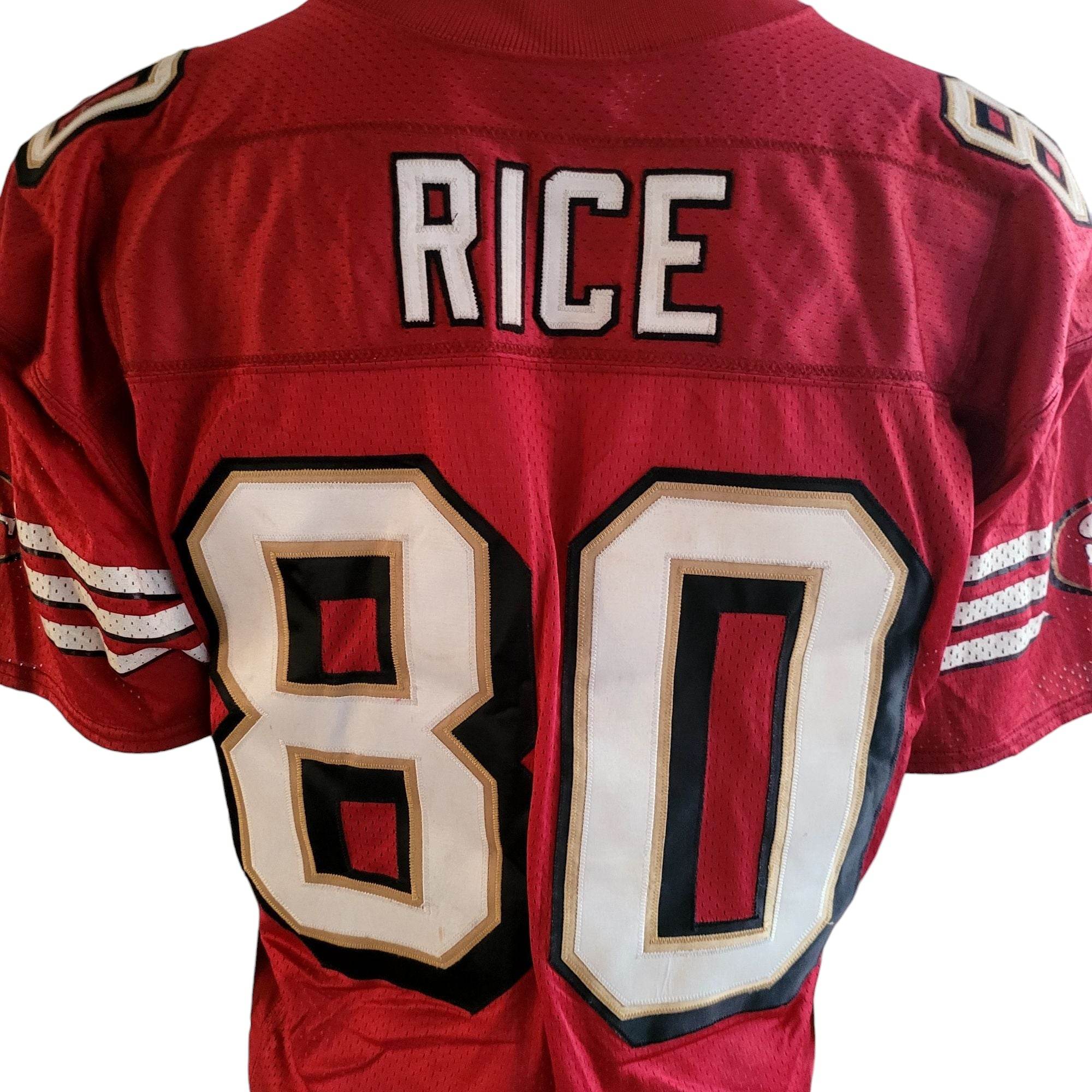 Adidas Jerry Rice San Francisco 49ers Pro Line Jersey (Size 48, Sewn, Grade A) - USASTARFASHION