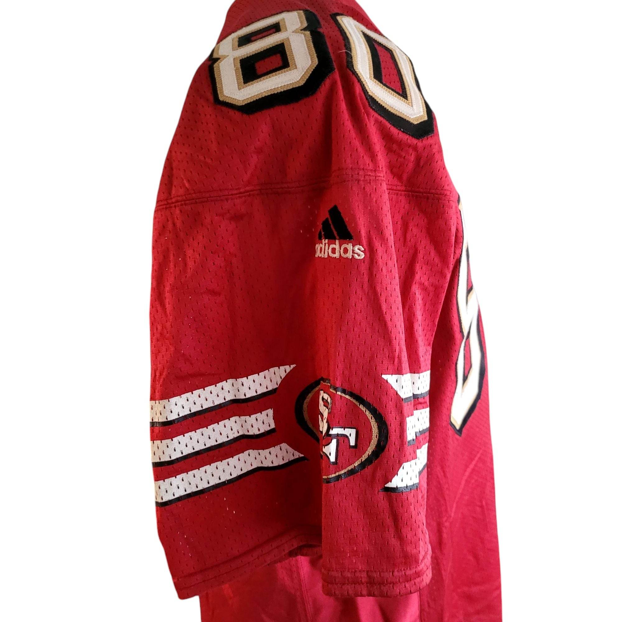 Adidas Jerry Rice San Francisco 49ers Pro Line Jersey (Size 48, Sewn, Grade A) - USASTARFASHION