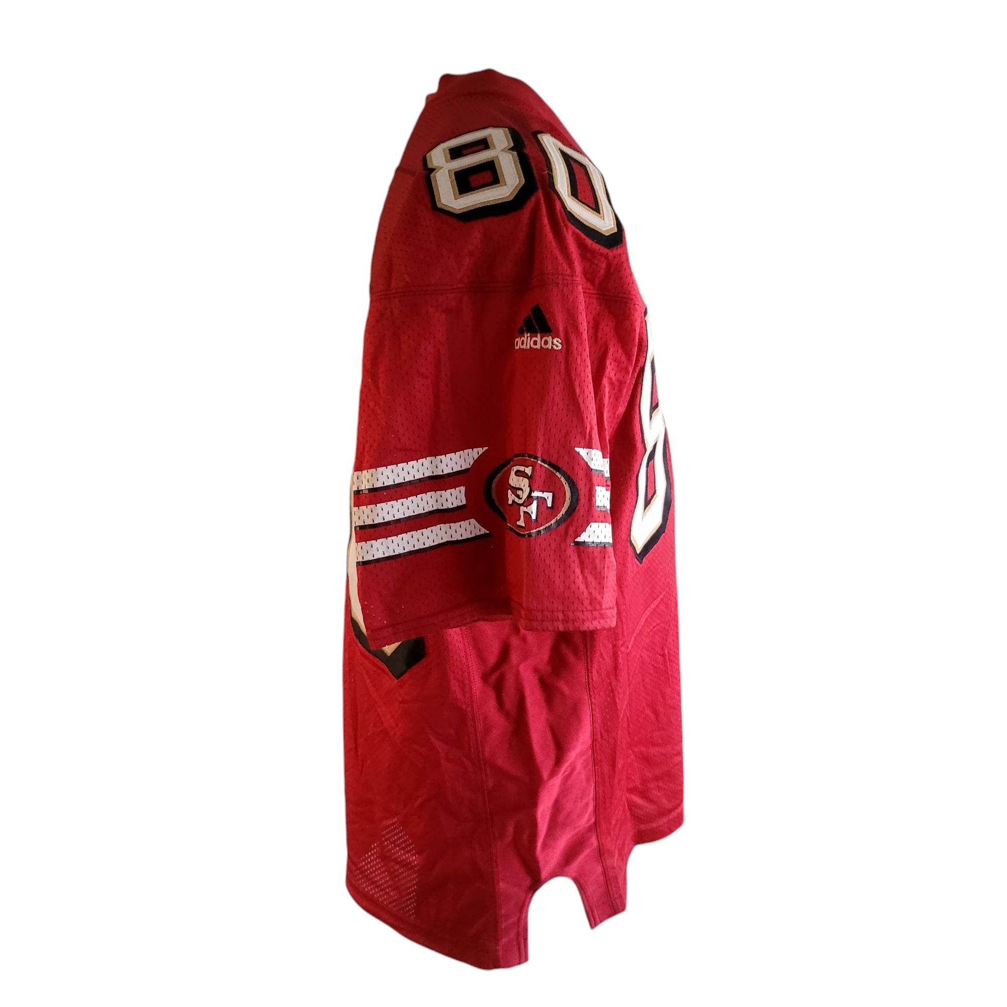 Adidas Jerry Rice San Francisco 49ers Pro Line Jersey (Size 48, Sewn, Grade A) - USASTARFASHION