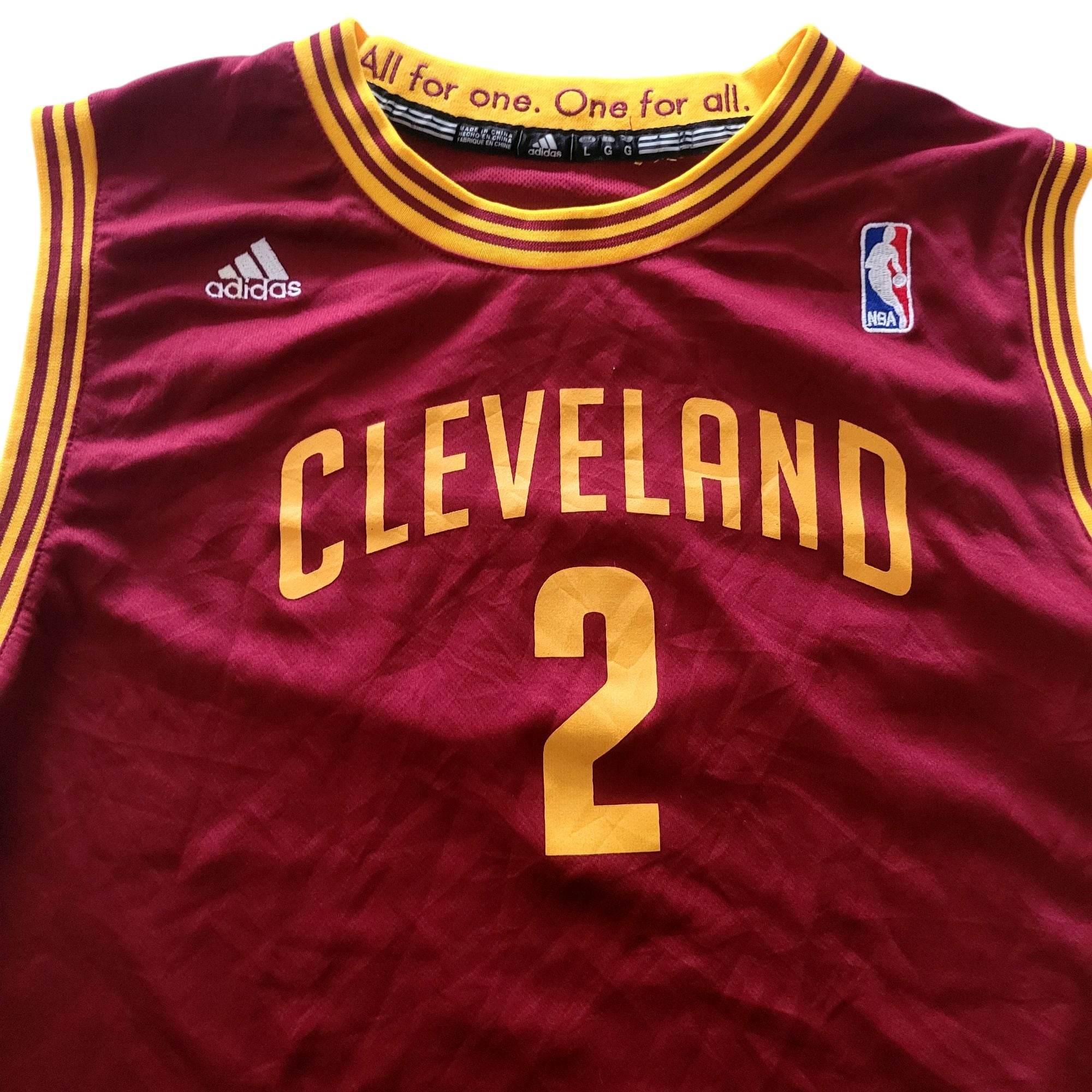 Adidas Kyrie Irving 2 Cleveland Cavaliers Jersey - Large - USASTARFASHION