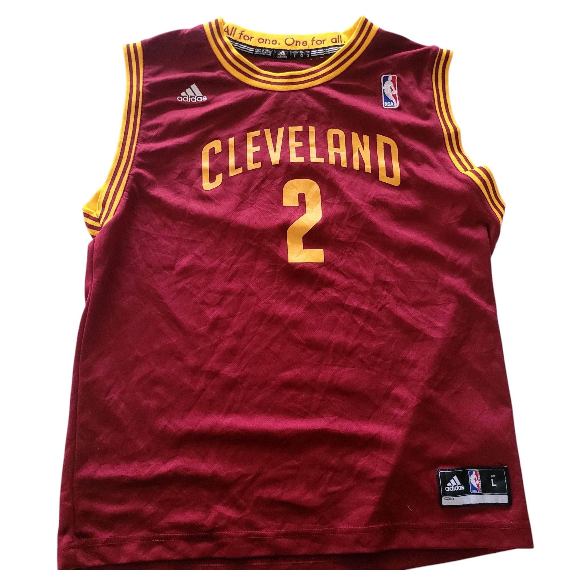Adidas Kyrie Irving 2 Cleveland Cavaliers Jersey - Large - USASTARFASHION