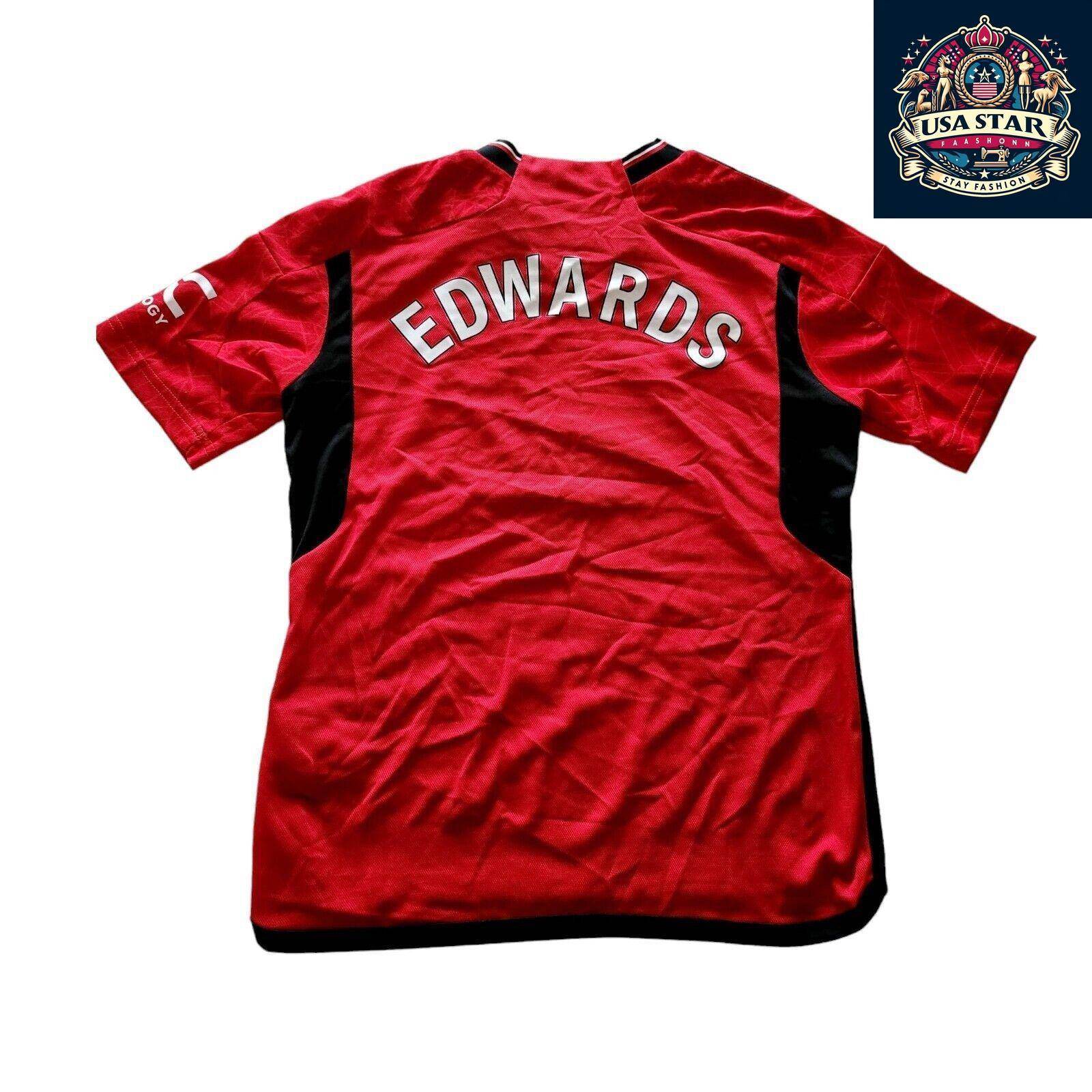 Adidas Manchester United Home Jersey 2023, Youth Size 11 - 12 Years, Moisture - Wicking, Eco - Friendly - USASTARFASHION