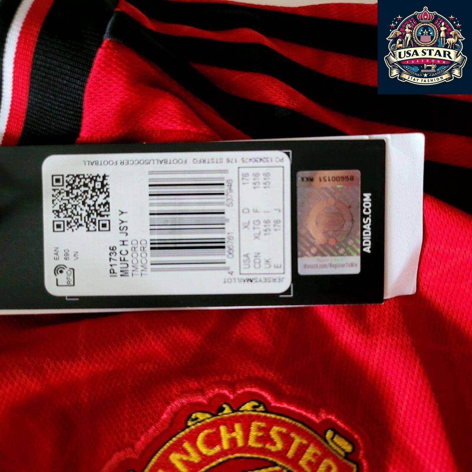 Adidas Manchester United Jersey 2023/24 Youth XL 15 - 16 Years Red Aeroready Sustainable Design - USASTARFASHION