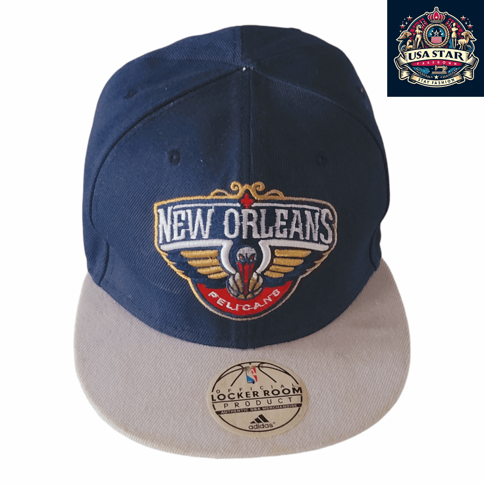 Adidas New Orleans Pelicans Cap - Adjustable Snapback, Iconic Team Logo, Comfortable Fit - USASTARFASHION