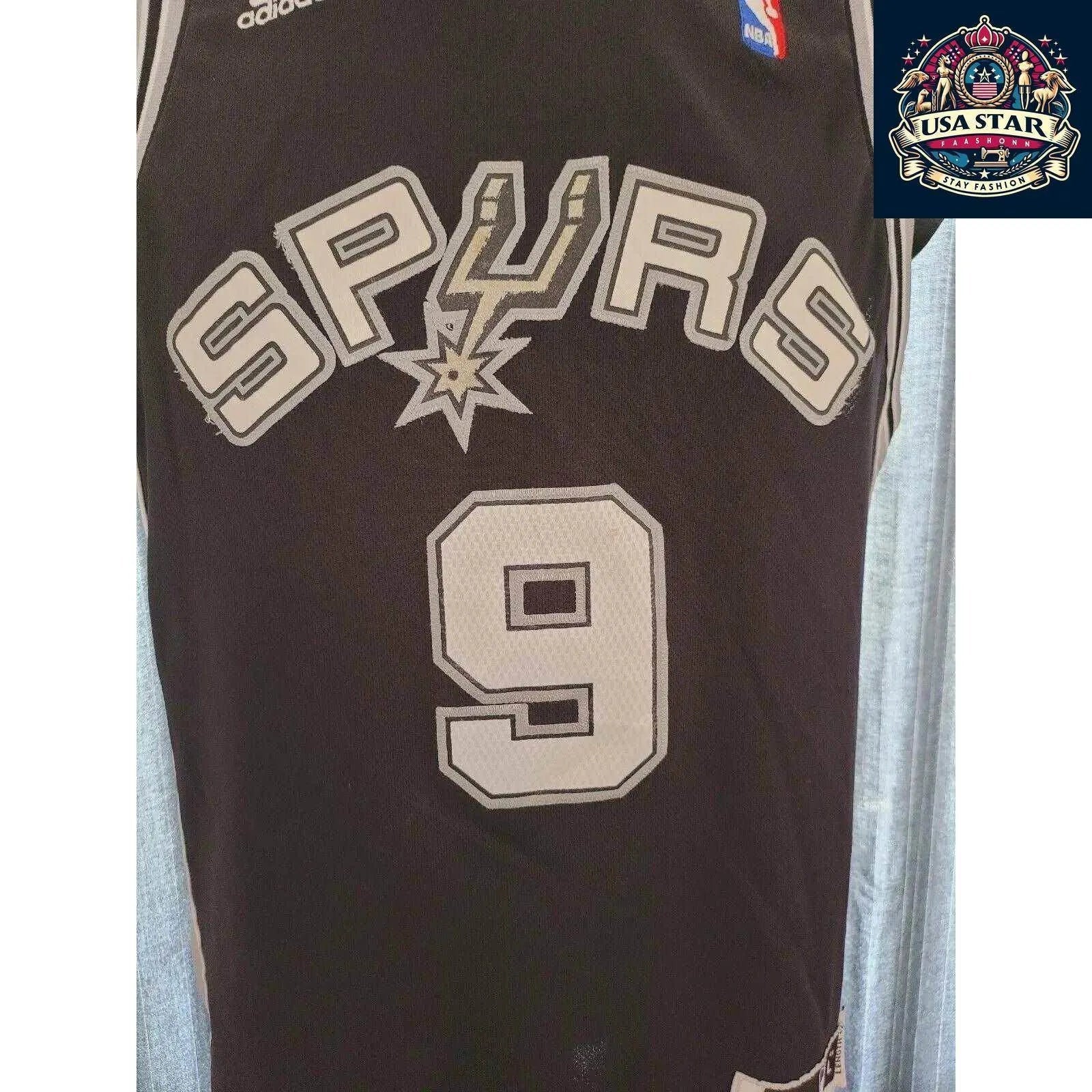 Adidas Tony Parker Jersey 9 San Antonio Spurs Youth Large – Authentic NBA Apparel for Young Fans - USASTARFASHION
