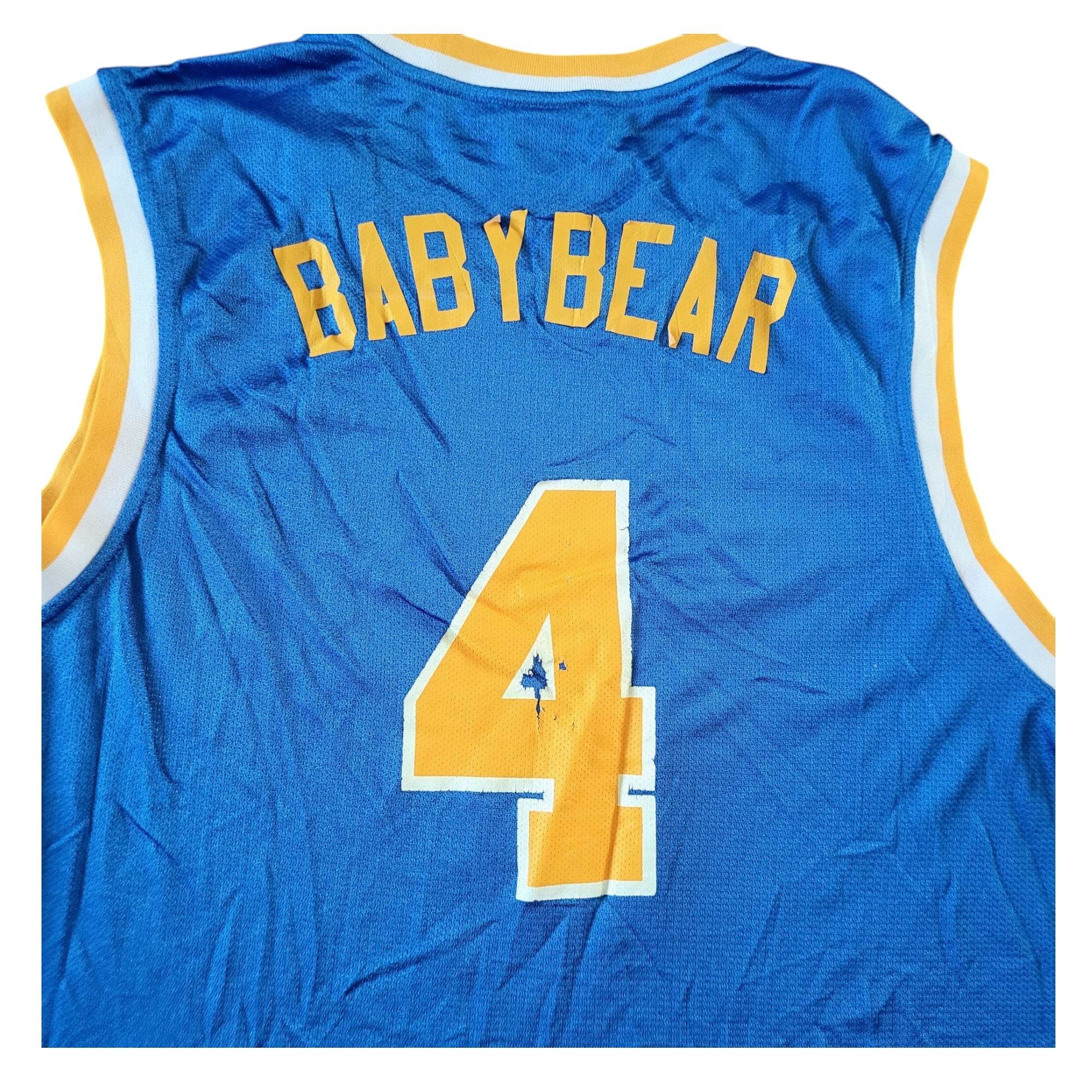 Adidas UCLA Bruins 4 Baby Bear Basketball Jersey - Blue/Gold Large - USASTARFASHION