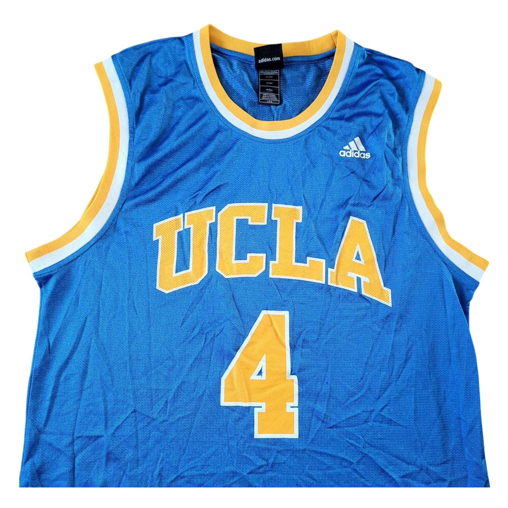 Adidas UCLA Bruins 4 Baby Bear Basketball Jersey - Blue/Gold Large - USASTARFASHION