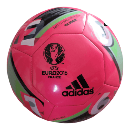Adidas UEFA Euro 2016 Football Glider Beau Jeu Replica Size 5 Pink Winter Match Ball - USASTARFASHION