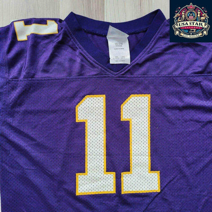 Adidas Vikings Jersey 11 Culpepper Youth NFL Jersey M 10 - 12 - Stylish, Durable & Comfortable - USASTARFASHION