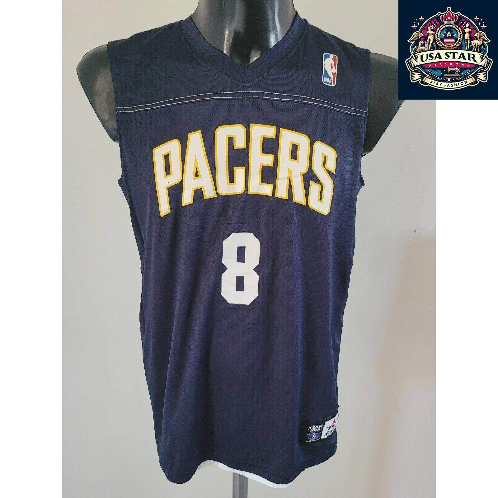 Adult NBA Pacers Reversible Jersey by Alleson Athletic - DX Large, Lightweight, Two Styles - USASTARFASHION