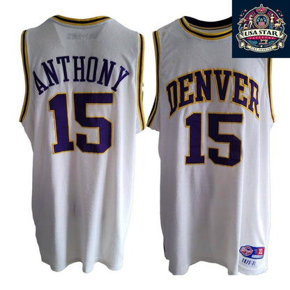 Antony Denver 15 Hardwood Classic D'Funkd 1970 - 71 Reebok XL Denver Nuggets Jersey - USASTARFASHION