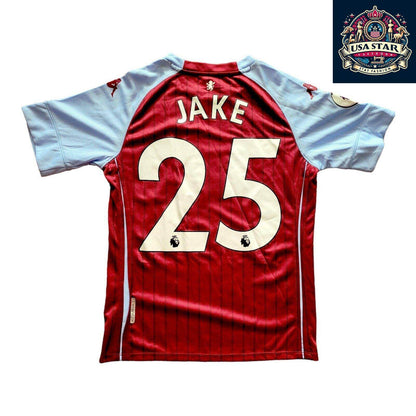 Aston Villa Kids Shirt 12Y - Personalized Kappa Home Jersey in Iconic Claret and Blue - USASTARFASHION