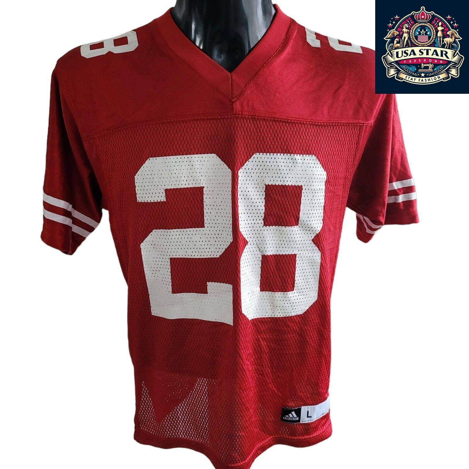 Authentic 28 Montee Ball Wisconsin Badgers Youth Jersey Size L - Iconic Design & Comfort - USASTARFASHION
