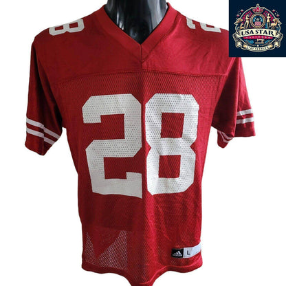 Authentic 28 Montee Ball Wisconsin Badgers Youth Jersey Size L - Iconic Design & Comfort - USASTARFASHION