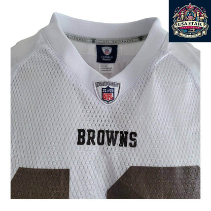 Authentic Cleveland Browns Jersey 40 by Reebok | Youth XL 100% Polyester | Comfortable Fit - USASTARFASHION
