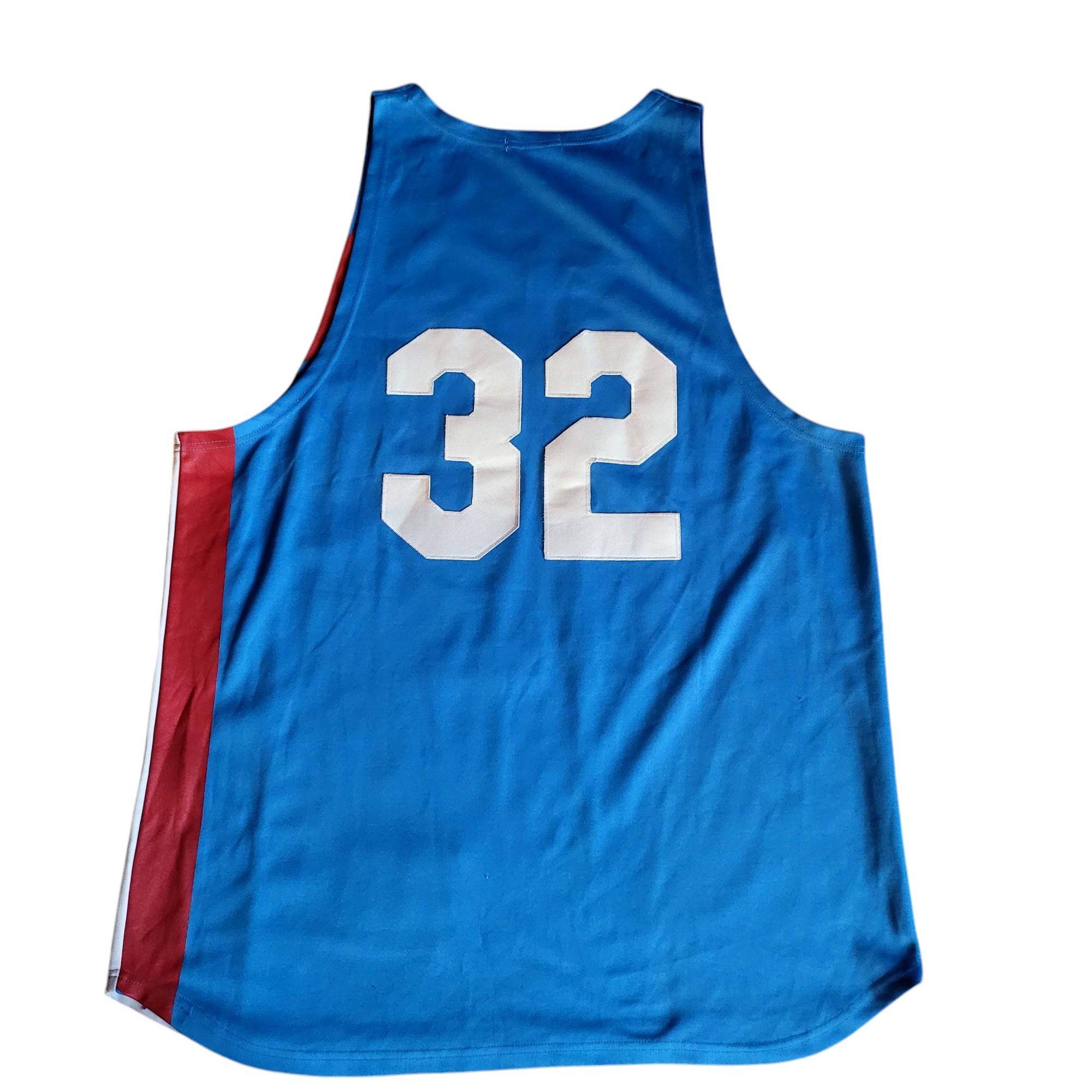 Authentic New York Jersey Throwbacks Blacktop Edition 32 Size L - USASTARFASHION