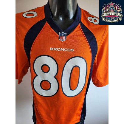 Authentic Nike Thomas 80 Denver Broncos Elite Limited NFL Jersey - Size S, Grade A Condition - USASTARFASHION