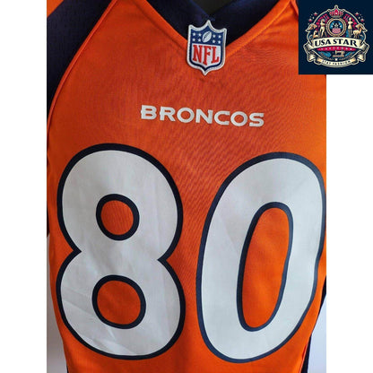 Authentic Nike Thomas 80 Denver Broncos Elite Limited NFL Jersey - Size S, Grade A Condition - USASTARFASHION
