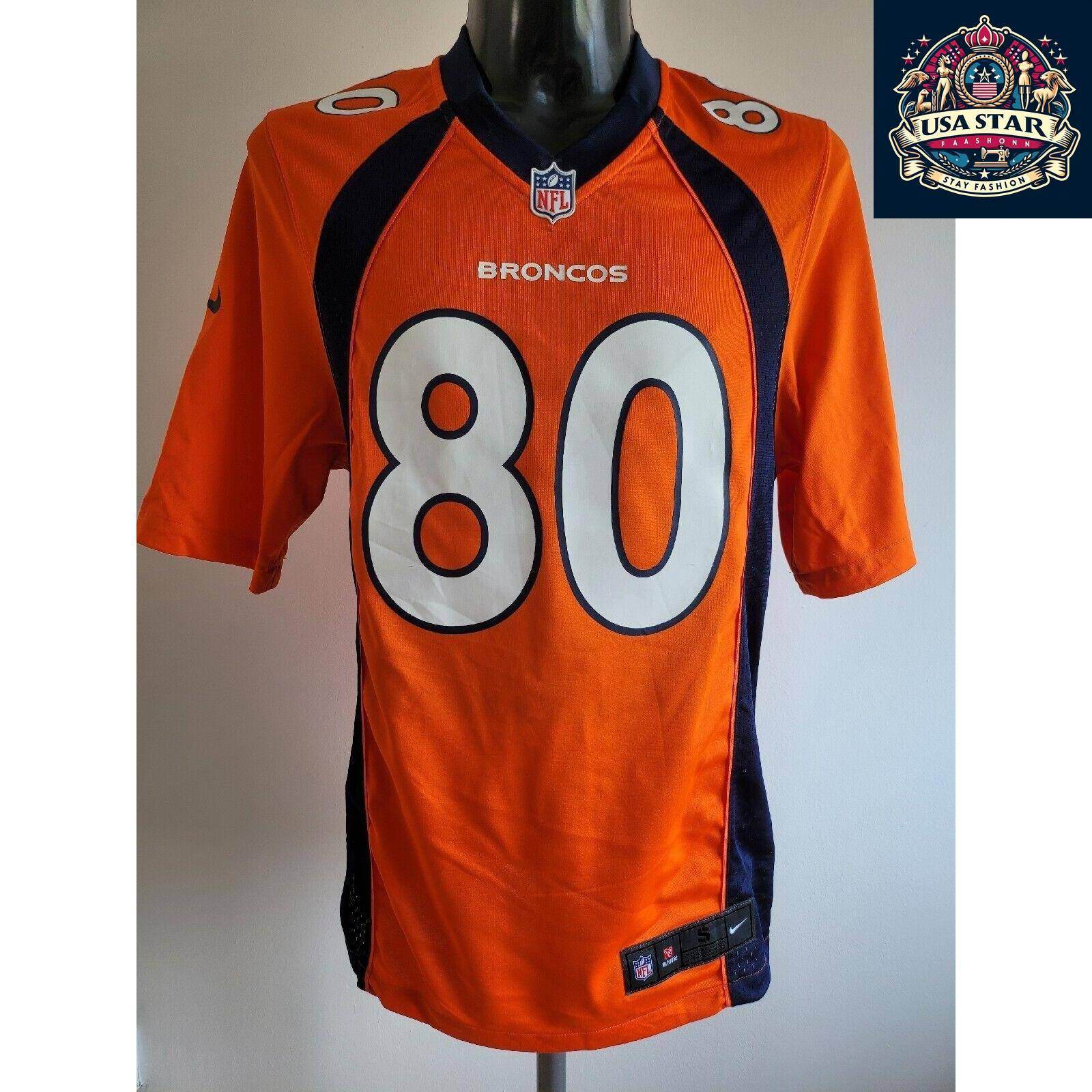 Authentic Nike Thomas 80 Denver Broncos Elite Limited NFL Jersey - Size S, Grade A Condition - USASTARFASHION