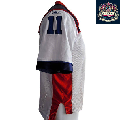 Authentic Reebok New England Patriots Youth Jersey, Drew Bledsoe, Size L 14 - 16, Premium Quality - USASTARFASHION