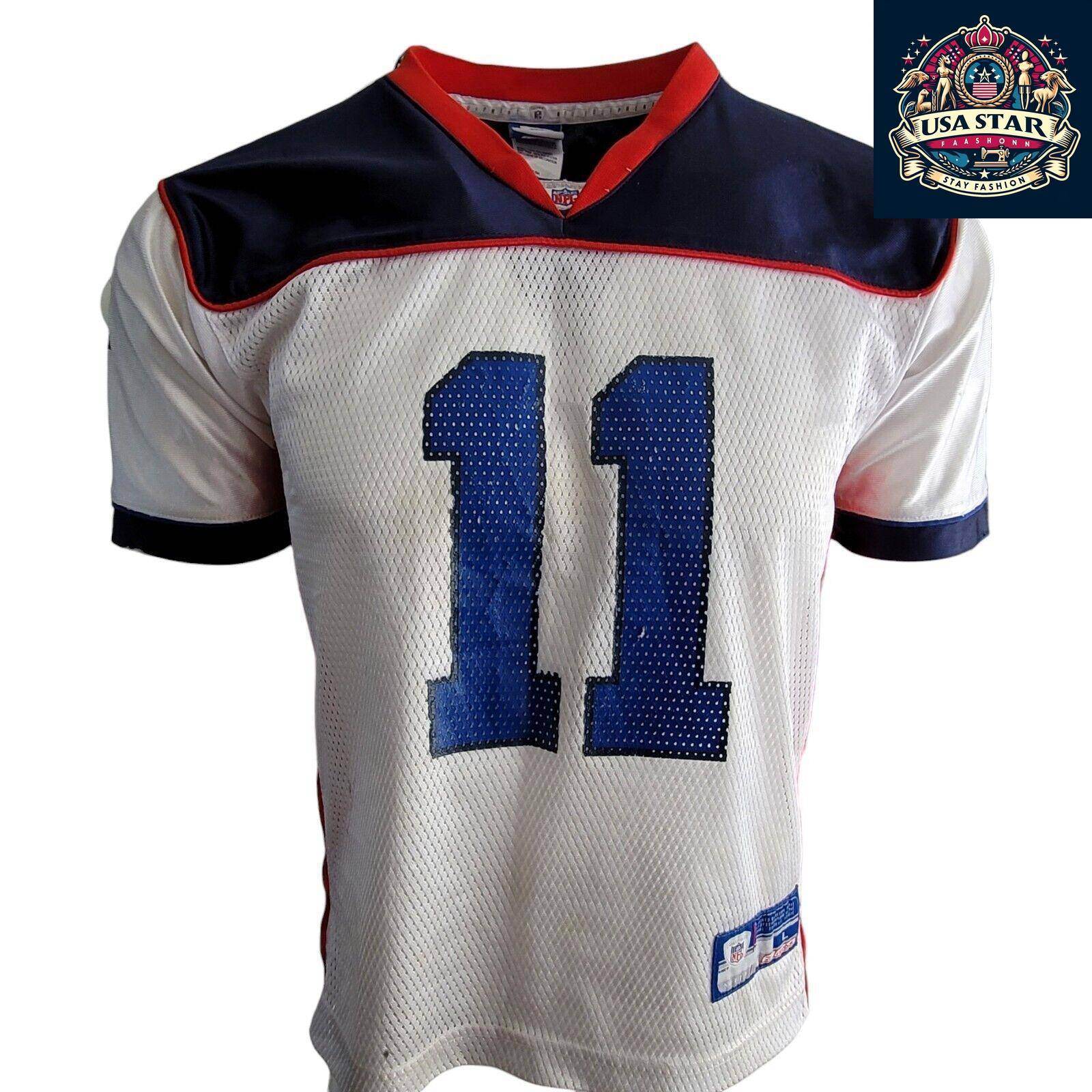 Authentic Reebok New England Patriots Youth Jersey, Drew Bledsoe, Size L 14 - 16, Premium Quality - USASTARFASHION