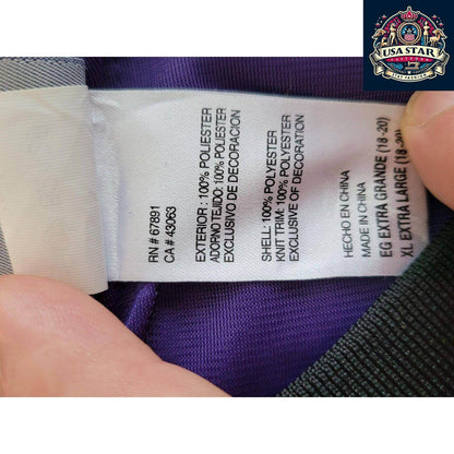 Baltimore Ravens Jersey Youth XL Flacco 5 Reebok Purple Durable Comfort High - Quality Fabric - USASTARFASHION