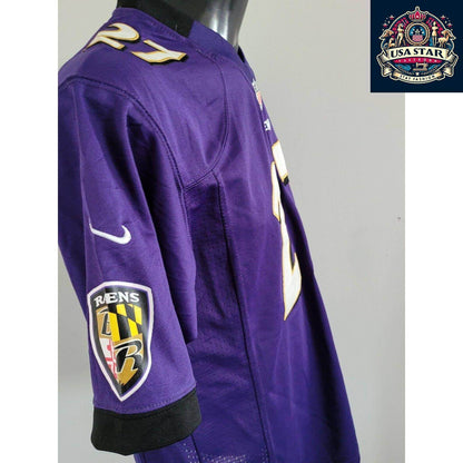 Baltimore Ravens Youth Jersey, Ray Rice 27 XL 18 - 20 by NIKE - Stylish Purple, Comfortable Fit - USASTARFASHION