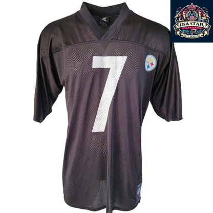 Ben Roethlisberger 7 Pittsburgh Steelers Jersey - Size L, High - Quality Fabric, Comfortable Fit - USASTARFASHION